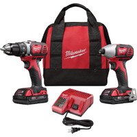 Milwaukee M18 Compact Cordless 1/2in. Drill/Driver & 1/4in.